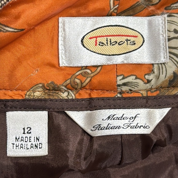 (W2) Talbots vintage Woven Silk and Wool Blend Dress Pants
Lined Women's Size 12 - Picture 11 of 13
